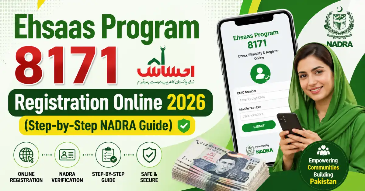 Ehsaas Program 8171 Registration Online 2026